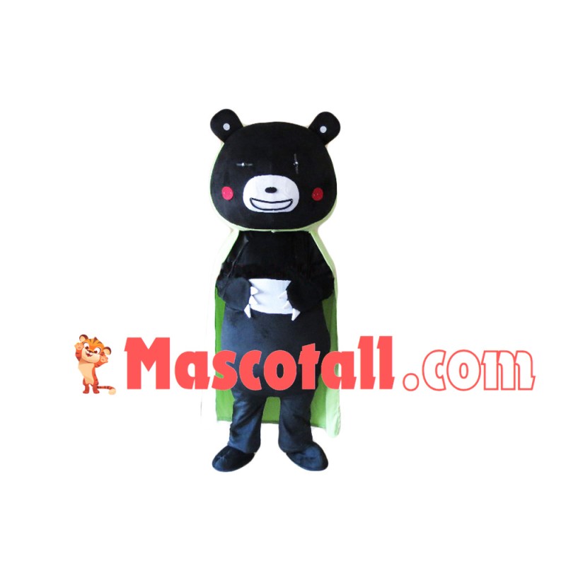 Kumamoto With Green Cloak Mascot Costume