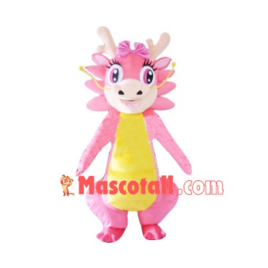 Pretty Dragon Princess Mascot Costume