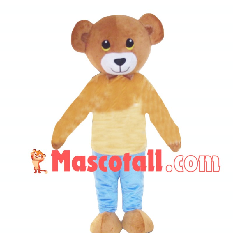 Regular Brown Bear Mascot Costume