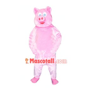 Frank Pink Pig Mascot Costume
