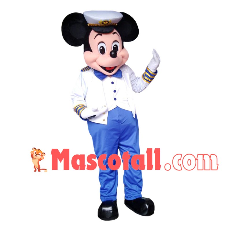 Captain Mickey Mascot Costume