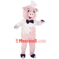 Pastry Division Pig Mascot Costume