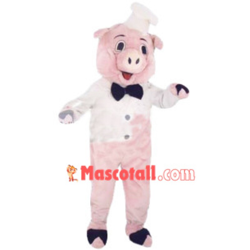 Pastry Division Pig Mascot Costume