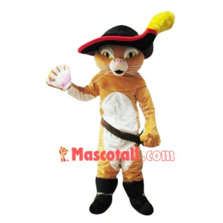 Sheriff Boots Cat Mascot Costume