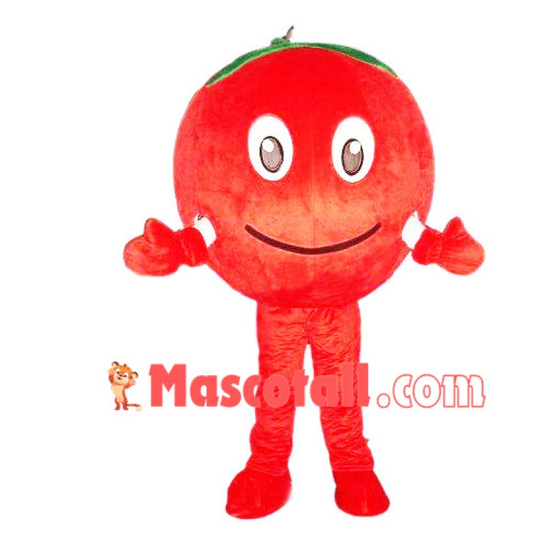 Smiley Tomato Mascot Costume