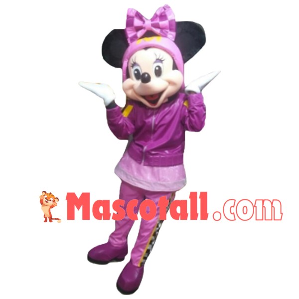 Climbing Minnie Mascot Cartoon Costume