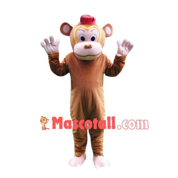 Juggling Golden Monkey Mascot Costume