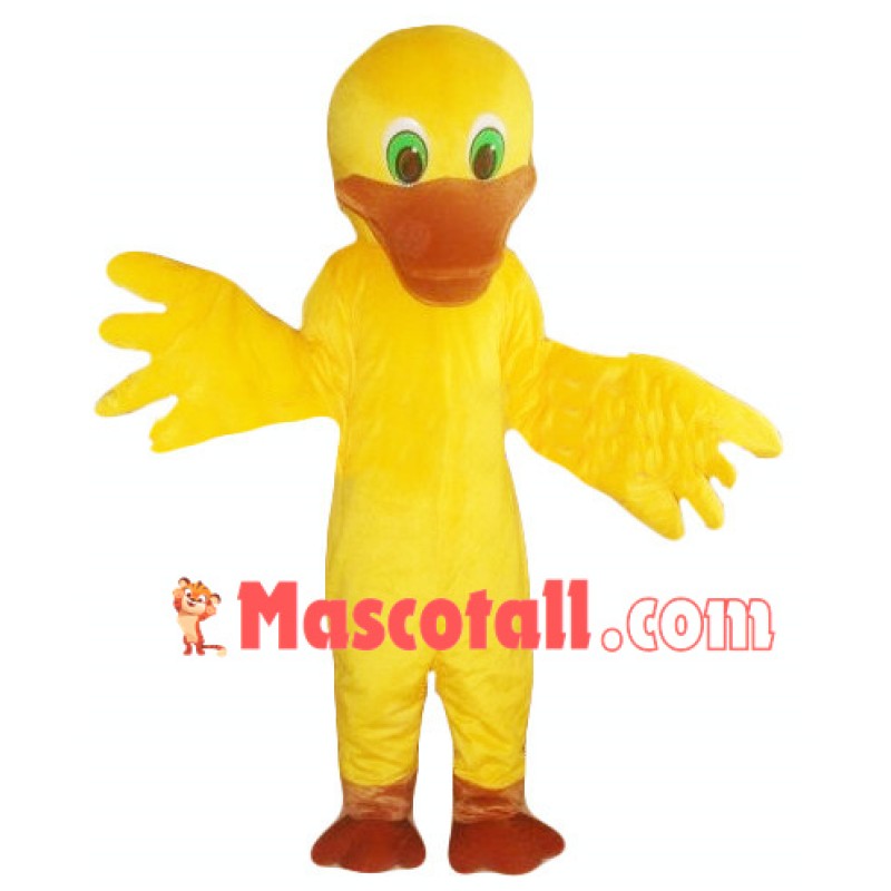 Opening Wings Big Yellow Duck Mascot Costume