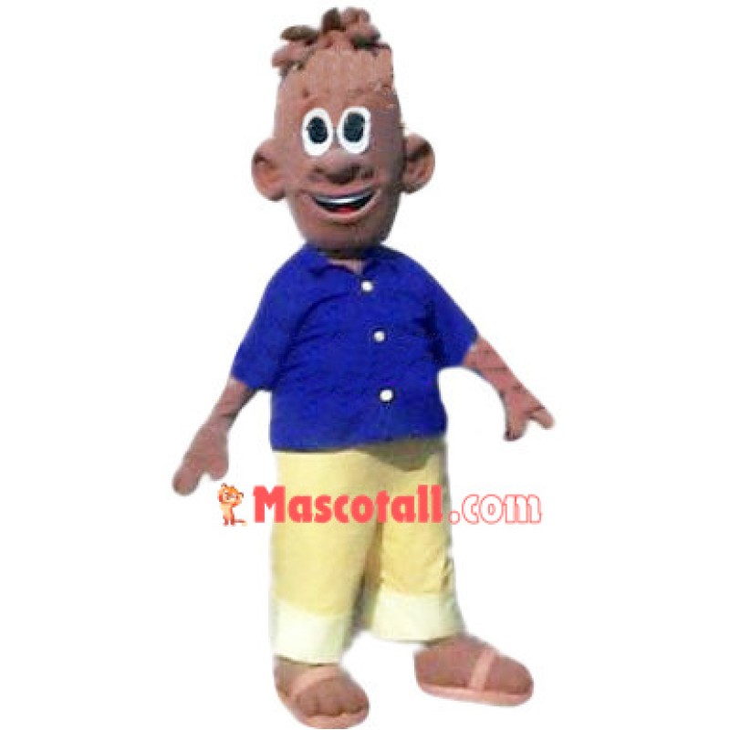 Black Simpson Father Mascot Cartoon Costume