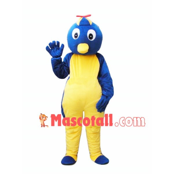 Flying Cartoon Tall Penguin Mascot Costume