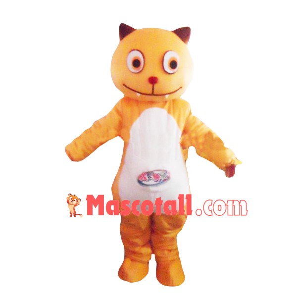 Cartoon Cat Mascot Costume For School