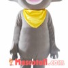 Fashion Cartoon Gray Wolffy Mascot Costume