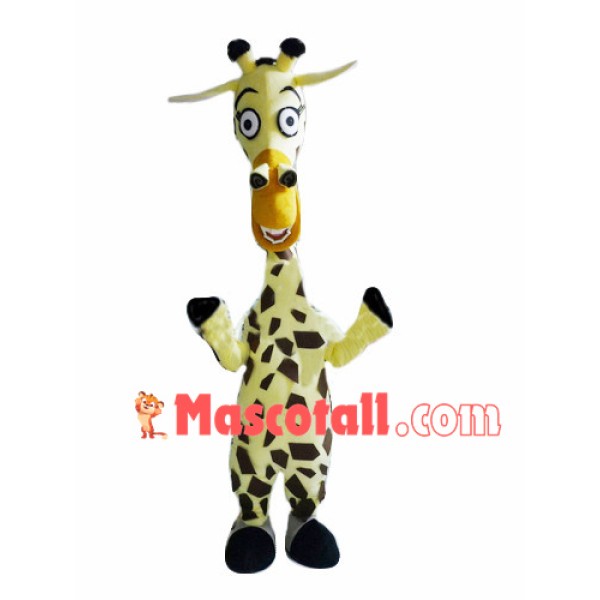 Funny Protruding Nose Giraffe Mascot Costume