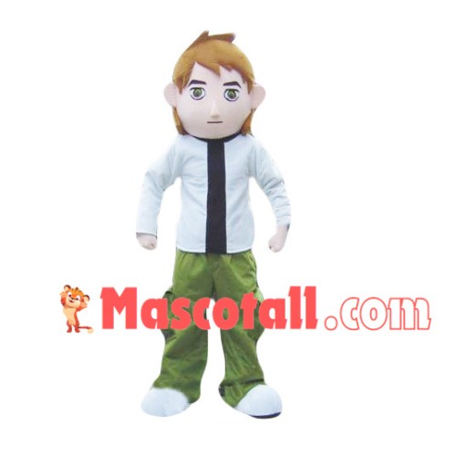 Adventure Boy Mascot Cartoon Costume