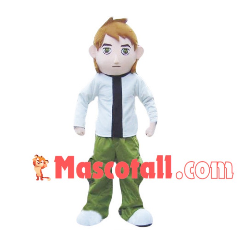 Adventure Boy Mascot Cartoon Costume