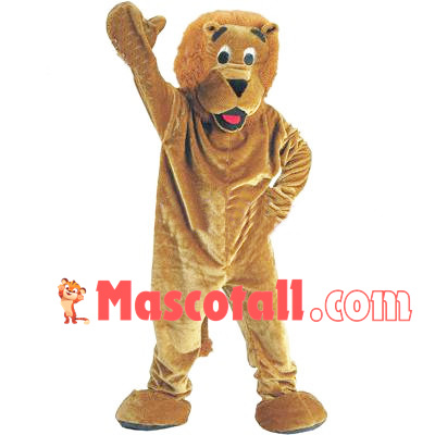 Kind Greeting Lion Mascot Costume