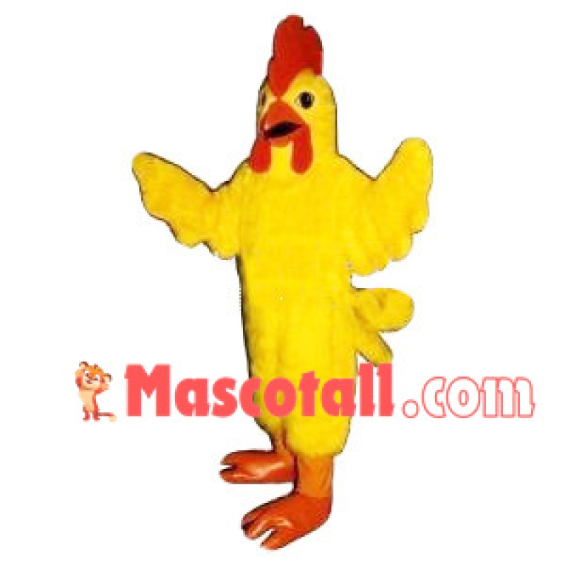 Yellow Plush Big Cock Mascot Costume