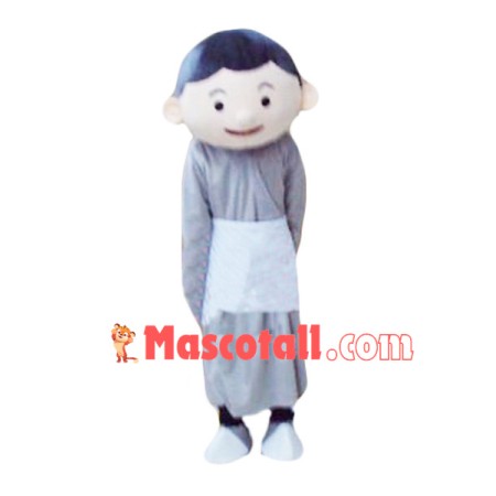 Active Young Apprentice Mascot Costume