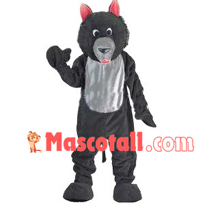 Moderate Black Bear Mascot Costume