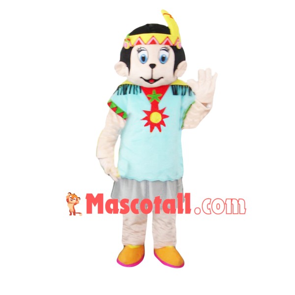 Native Leader Monkey Mascot Costume