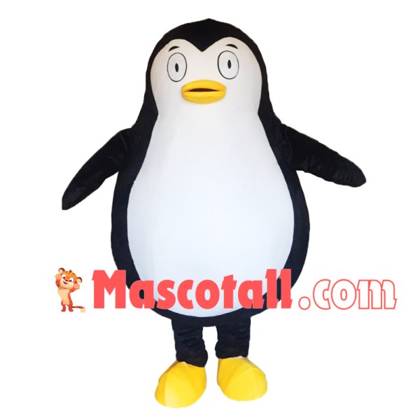 Sluggish Chubby Penguin Mascot Costume