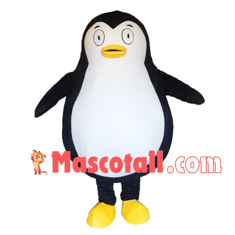Sluggish Chubby Penguin Mascot Costume