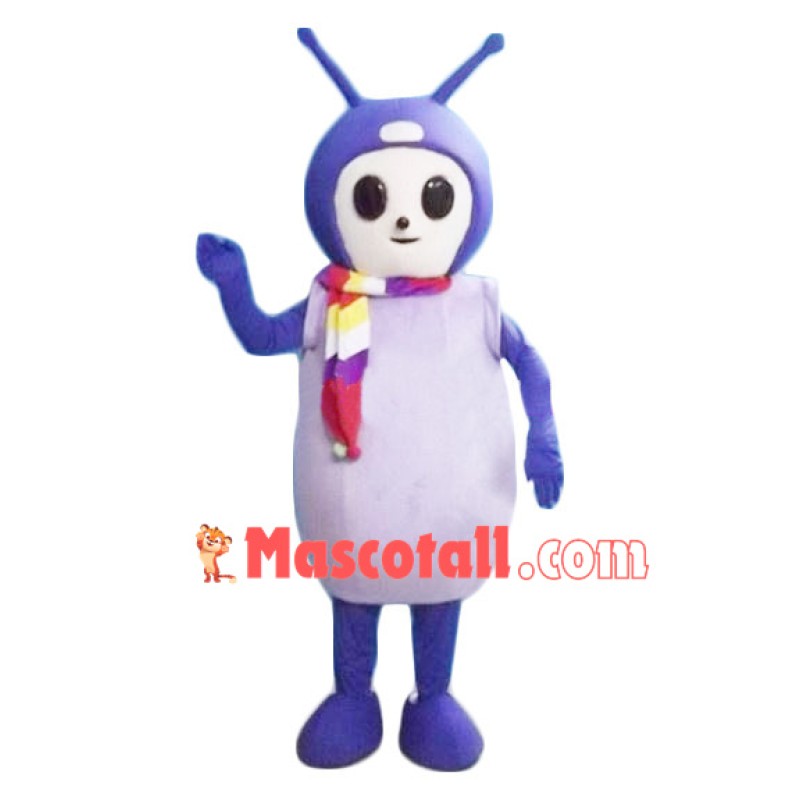 Special Purple Cartoon Bee Mascot Costume