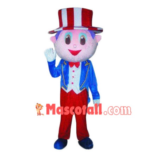 Magician Grandpa Mascot Costume