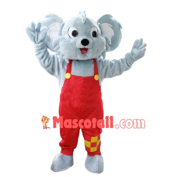 Koala In The Red Rompers Mascot Costume