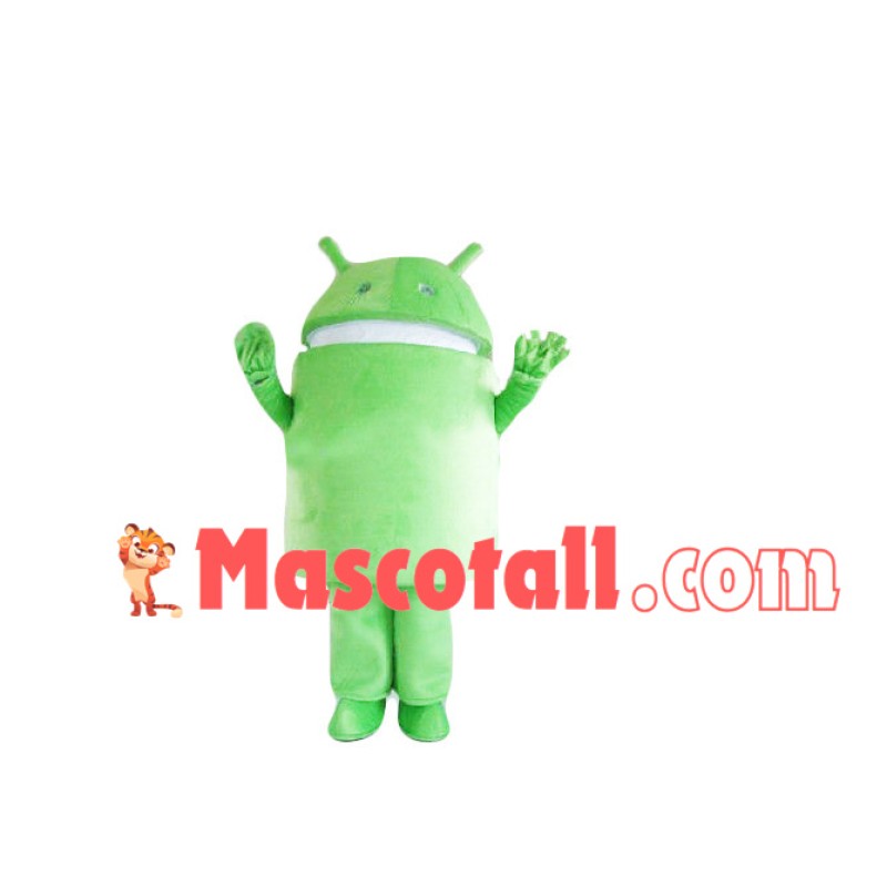 Android System Robot Mascot Costume