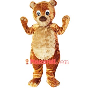 Hale Brown Bear Mascot Tall Costume