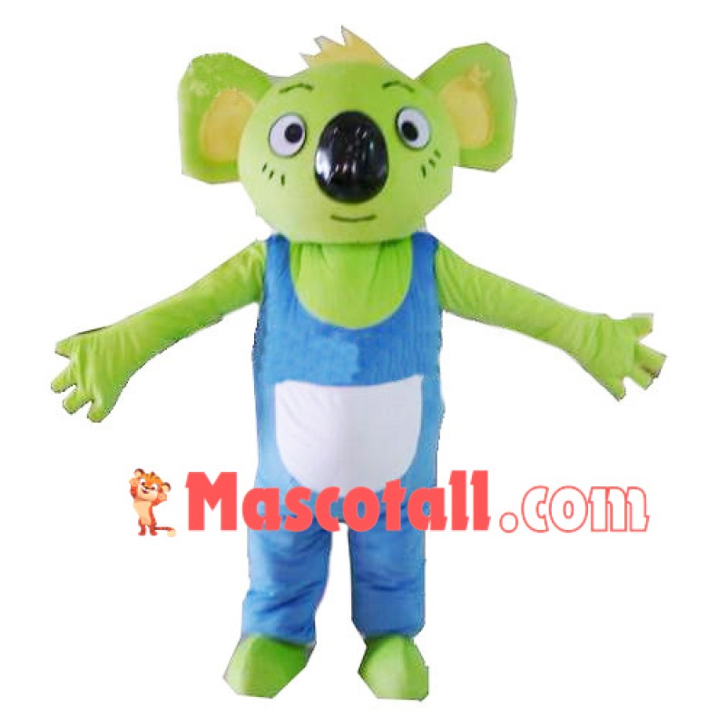 Green Koala Adult Size Mascot Costume