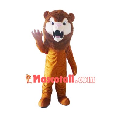 Roaring Ugly Lion Mascot Costume