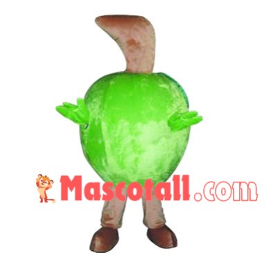 Green Apple Adult Mascot Costume