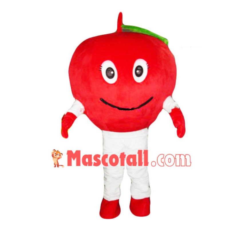 Sweet Red Apple Mascot Costume