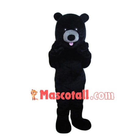 Naughty Black Bear Mascot Costume