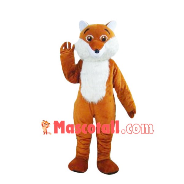 Young Brown Fox Mascot Costume