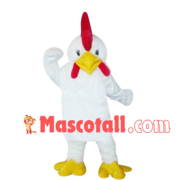 Hale Power White Chicken Mascot Costume