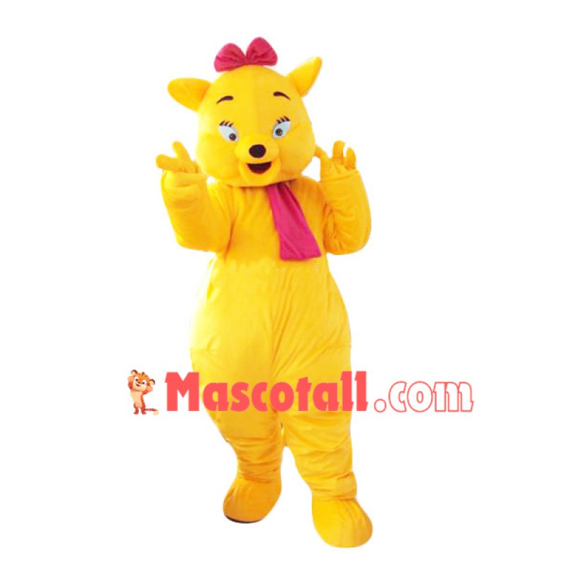 Dressed Up Kangaroo Lady Mascot Costume