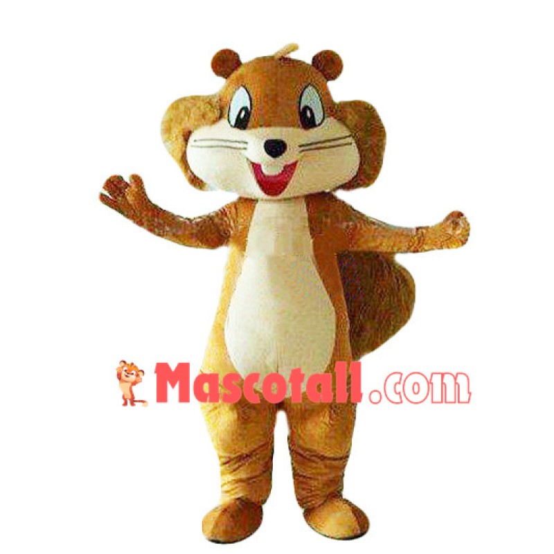 Free Chipmunk Mascot Adult Costume