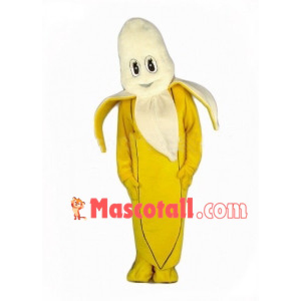 Peeled Banana Mascot Cartoon Costume