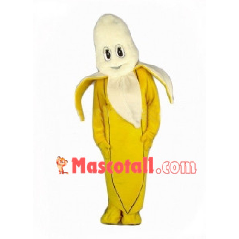 Peeled Banana Mascot Cartoon Costume