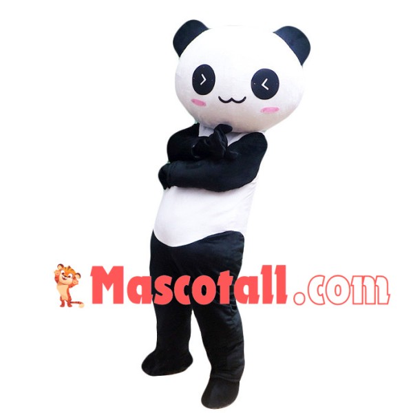 Lively Cartoon Panda Mascot Costume