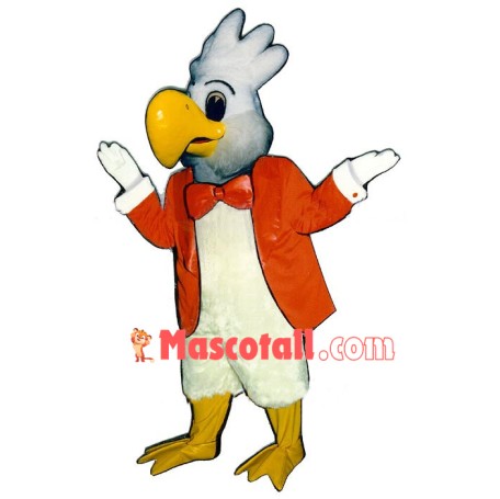 Doctor Bird With Suit Mascot Costume