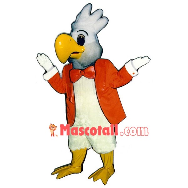 Doctor Bird With Suit Mascot Costume