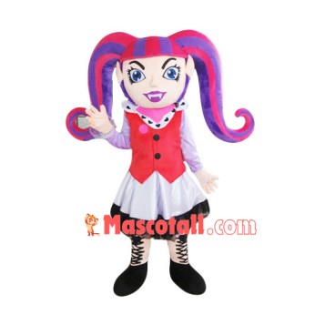 Punk Vampire Girl Mascot Costume