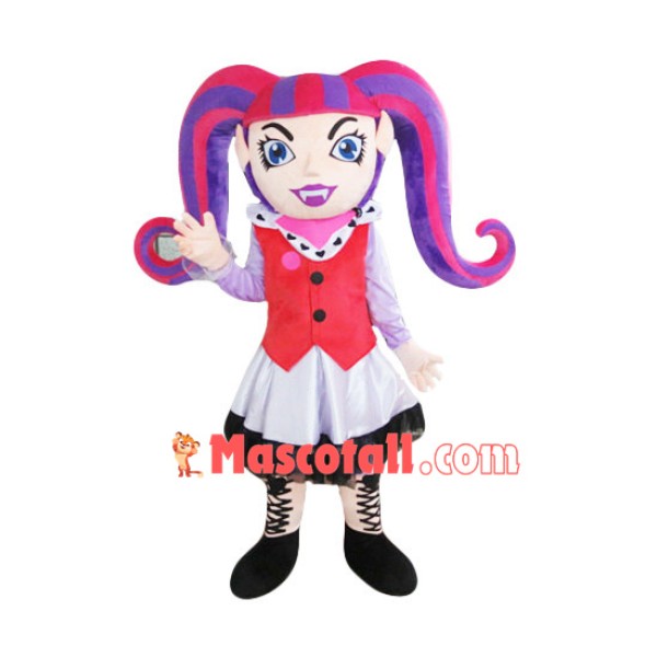 Punk Vampire Girl Mascot Costume