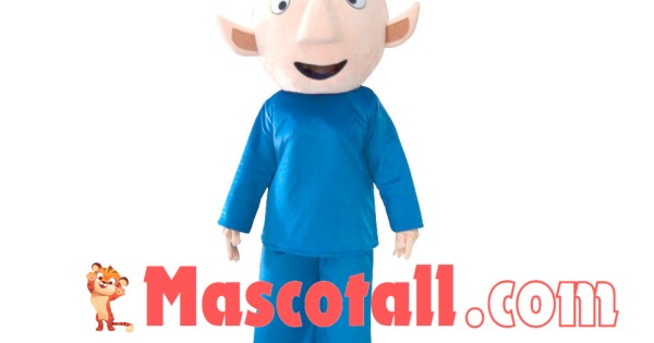 Triangle Nose Man Mascot Cartoon Costume