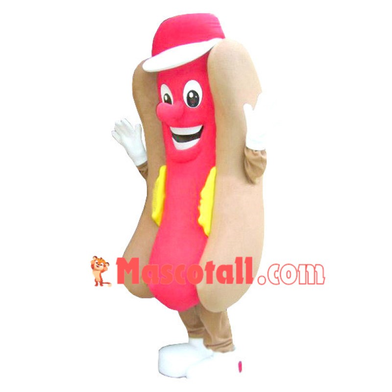 Sausage Hot Dog Mascot Costume