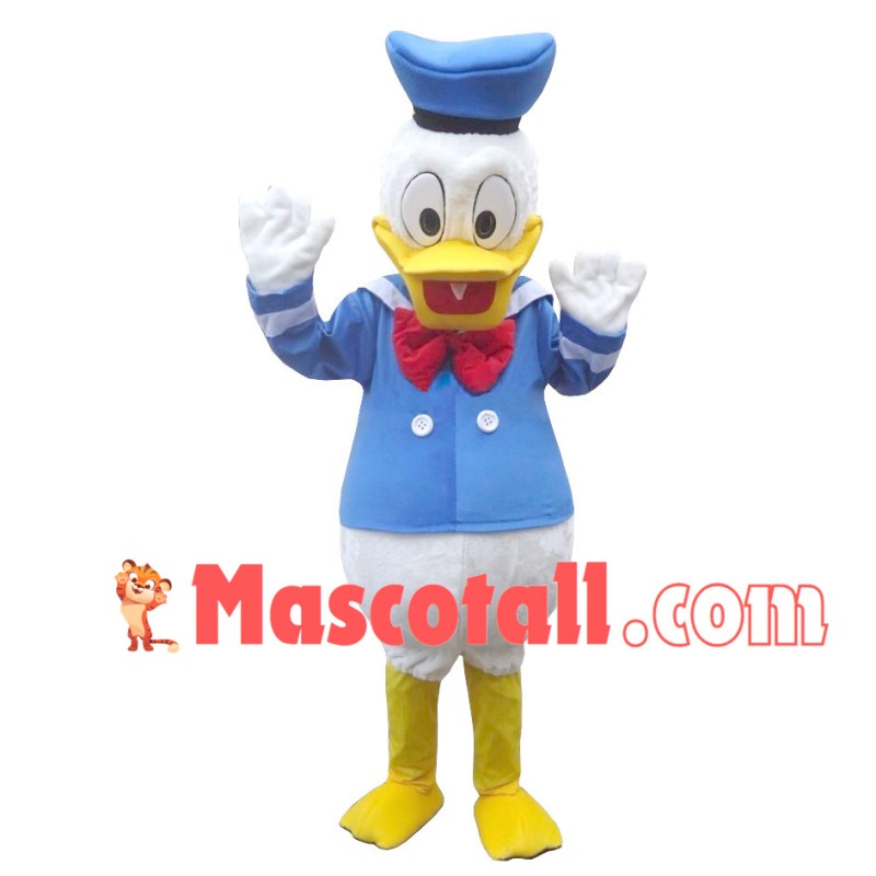 Donald Duck In Blue Sailor Suit Mascot Costume